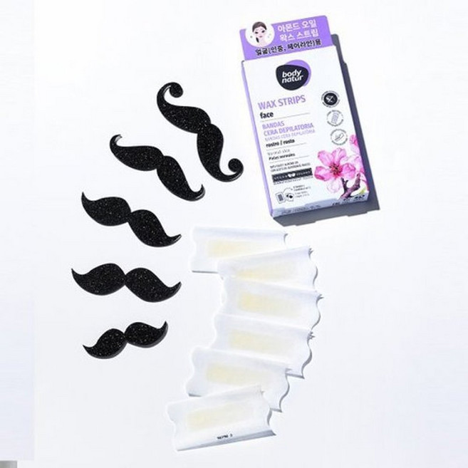 바디네이처왁스스트립 스위트아몬드오일(얼굴용)