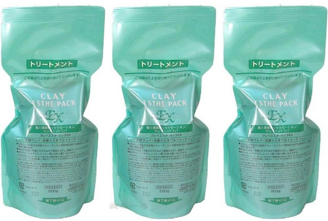 몰토베네 / MoltoBene 클레이 에스테틱EX 팩 500g 리필용 CLAY ESTHE EX, 1개