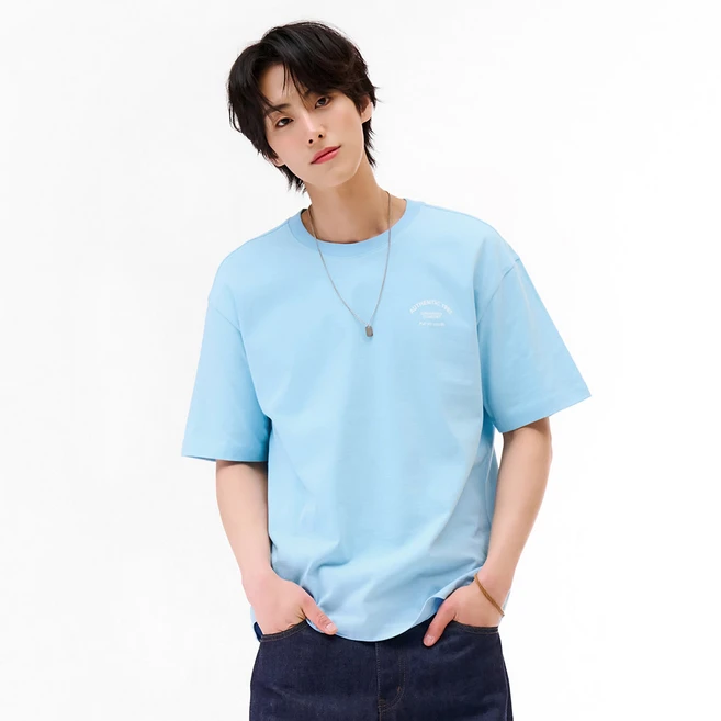 NC충장점@@체이스컬트@@19900@@빠른배송@@매장인기상품@@부드러운면100%@@깔끔한@@가슴그래픽반팔티셔츠@@90~110사이즈까지@@스카이블루색상@@ - 쿠팡