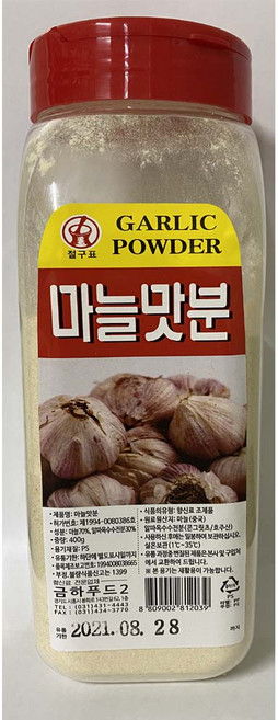 금하푸드 마늘맛분, 400g, 1개