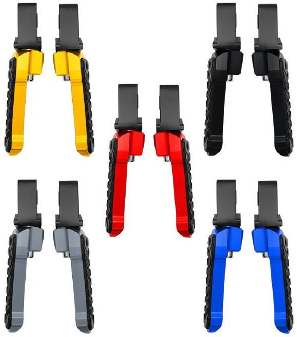 포르자 텐덤발판 리어스텝 보조 18 26 파츠 튜닝, 레드, 1세트