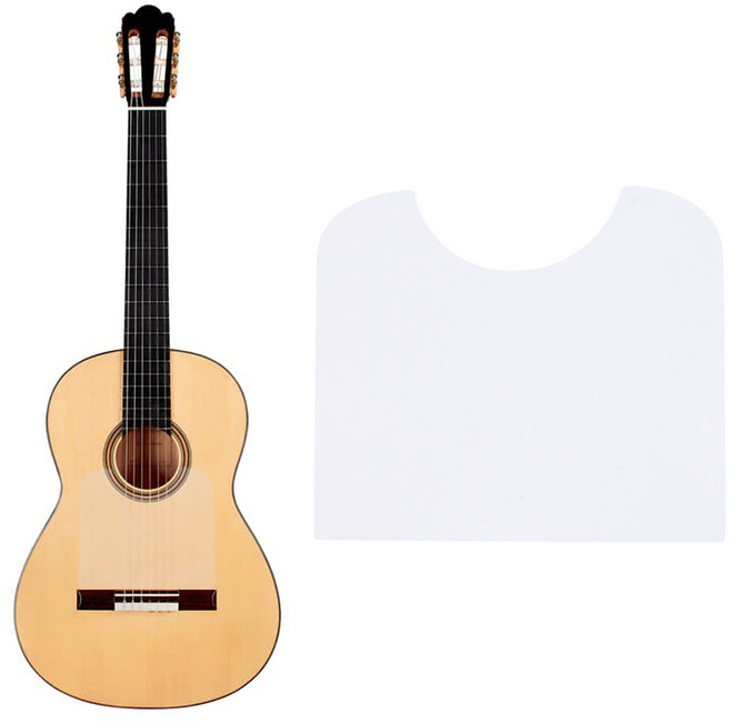 클래식기타 투명 대형 픽가드, 1개