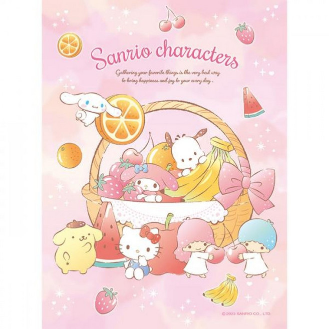 150피스 직소퍼즐 - 산리오 과일세상