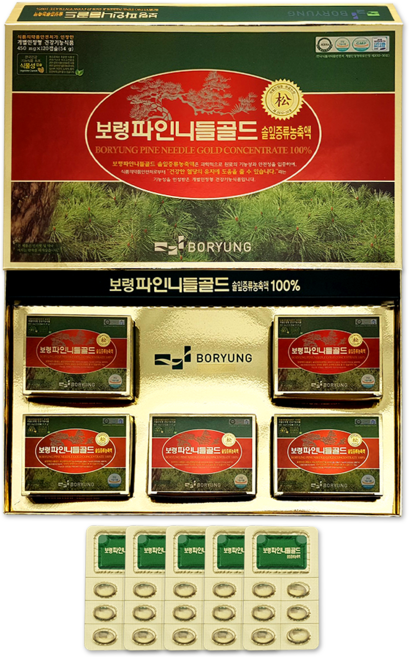 보령 파인니들골드 120캡슐 솔잎증류농축액