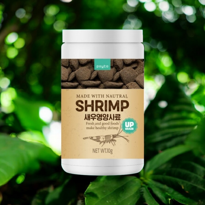 페이토 새우 영양 주식사료, 1개, 10g