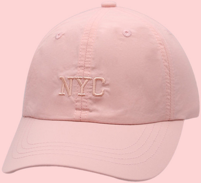 남녀공용 자외선 차단 수영 골프 야구 영문 자수 볼캡 모자 엔와이씨자수볼캡모자