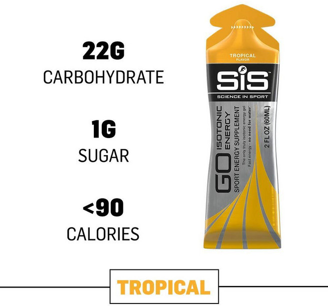 사이언스인스포츠 아이소토닉 에너지 젤 열대맛 22g 6팩, 60ml