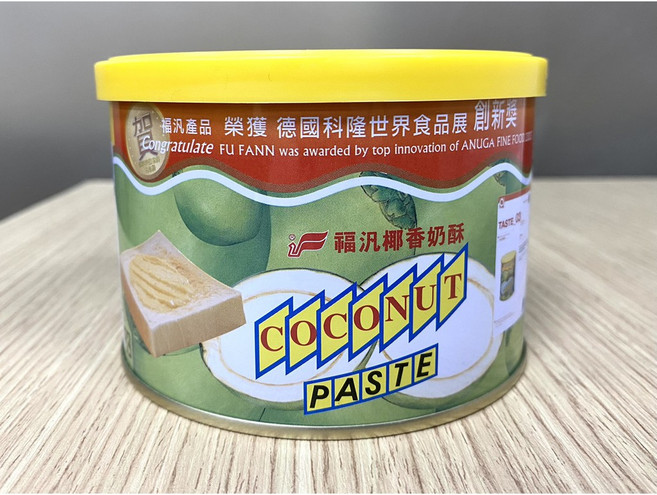 福汎 椰香奶酥 奶油香酥 抹醬, 1個, 椰香奶酥450g