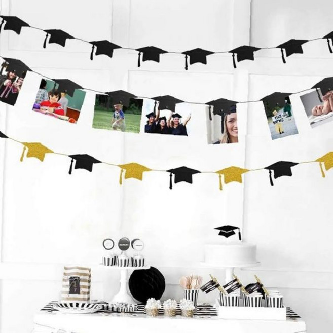 도모아 [개미물류] 졸업가랜드 축하 기념 졸업식 행사 학사모 포토존 졸업선물 소품 졸업파티, 1개