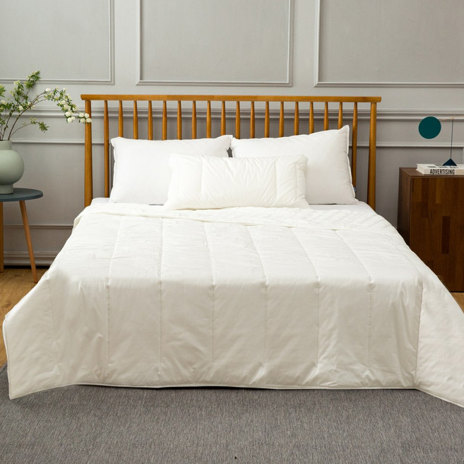 [코스트코] 센타스타 썸머 딜라이트 프리미엄 이불 - 퀸 /Oeko-Tex 독일 특허 기술 하이테크 원사 면 100% 충전재 통기성 내구성 습기배출탁월 충전재 뭉침 쏠림No, 화이트