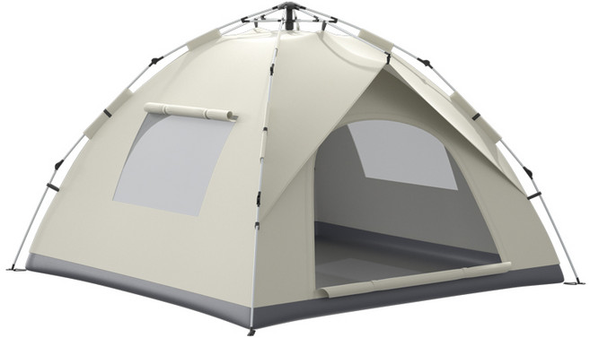 AORAN 자동 원터치 캠핑텐트 피크닉 비치, 5, 창문이 있다