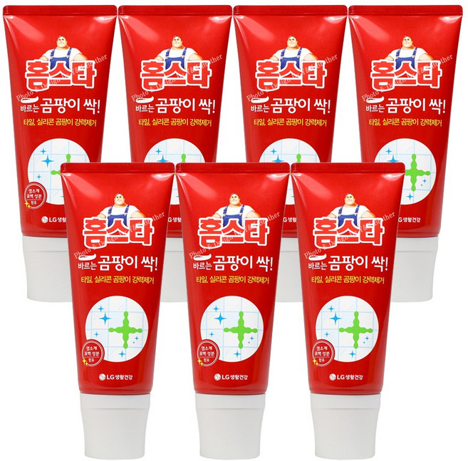 홈스타 바르기만 하면 곰팡이싹 세정제, 120ml, 7개