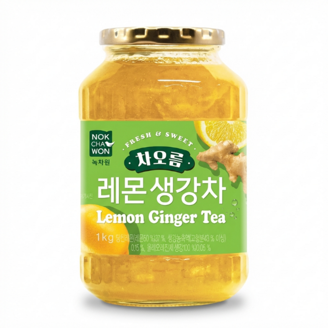 녹차원 차오름 레몬생강차, 1kg, 1개입, 5개