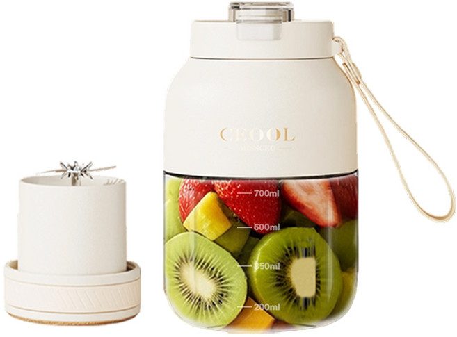 인플리바타 무선 다용도 소형 블렌더 휴대용 가정용 26중 칼날 미니 믹서기, GC-Z06Y