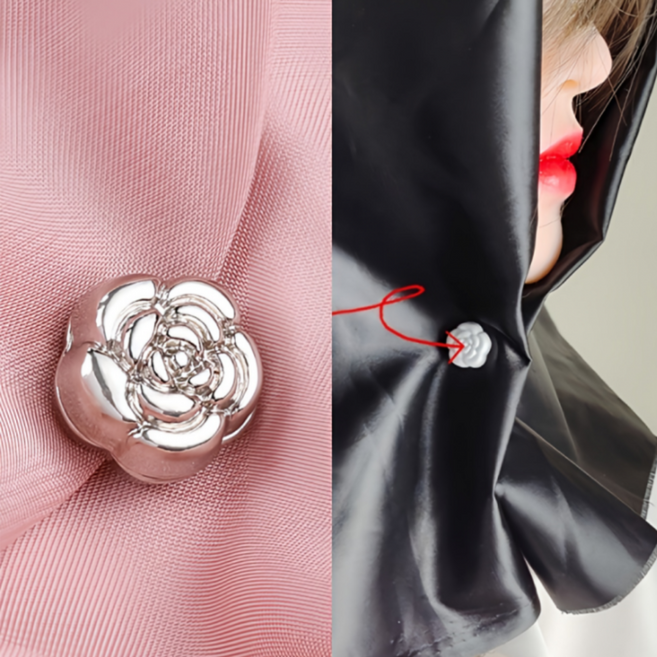 스카프자석 (보리별) 자석 2개 1세트 가디건 스카프 고정 스카프고정자석 ujd+8596tD