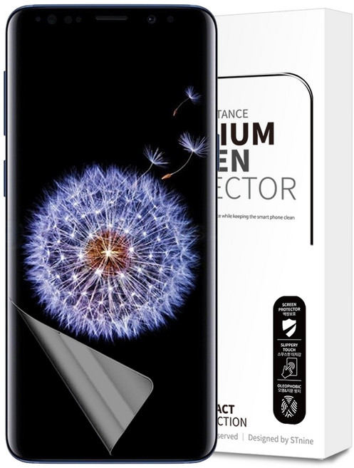 리빙그레이 갤럭시 S8 S9 플러스 고투명 우레탄 풀커버 국산 액정 보호 필름, 2개