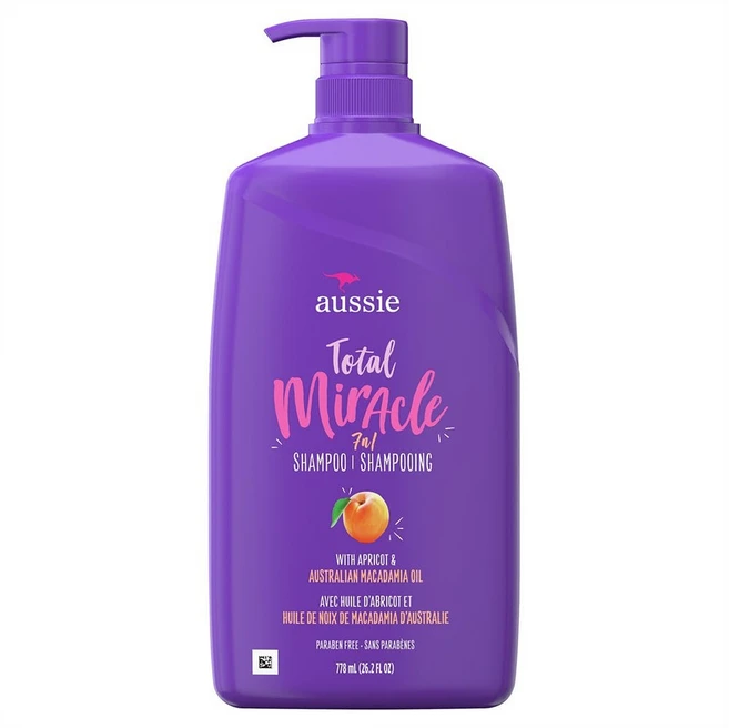 Aussie Total Miracle Shampoo 오지 토탈 미라클 샴푸 26.2oz(778ml) 3팩, 778ml - 쿠팡