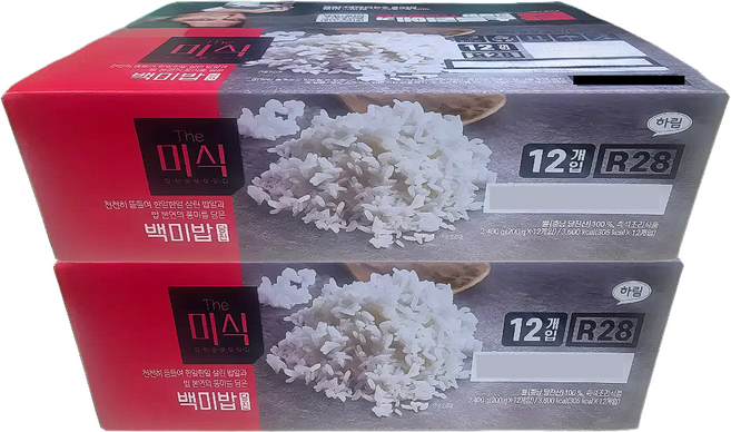 더미식 당진 백미밥, 200g, 24개