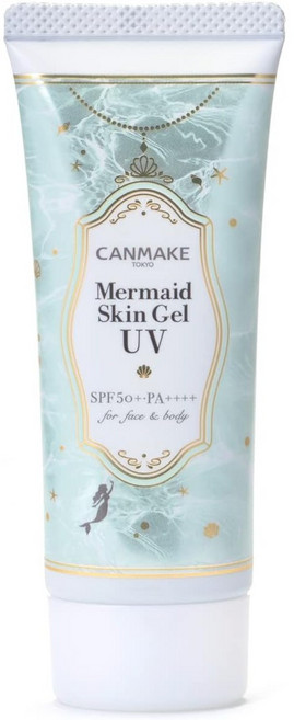 캔메이크 머메이드 스킨 젤 UV C01 시카 민트 일본 선크림 메이크업 베이스, 3개, 40g