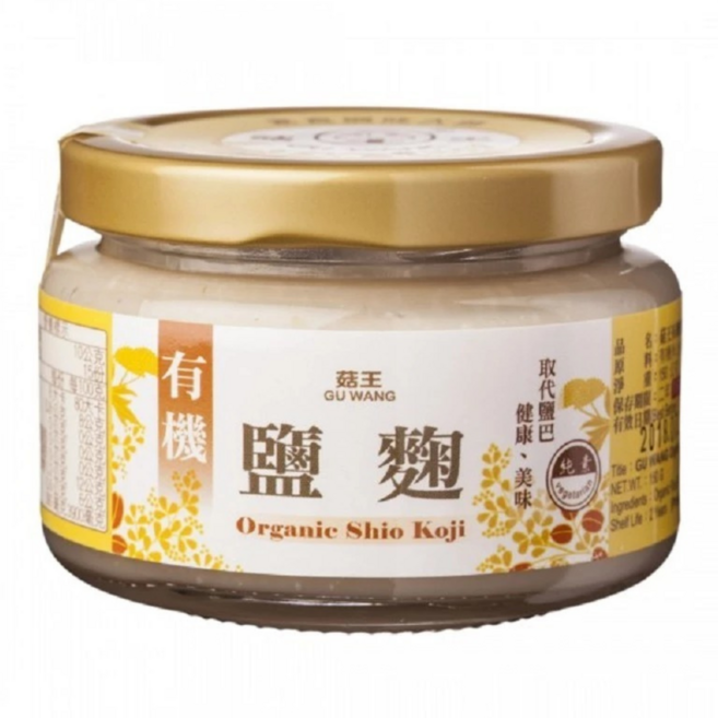 菇王 鹽麴 150公克罐裝 純素調味品, 150g, 1罐