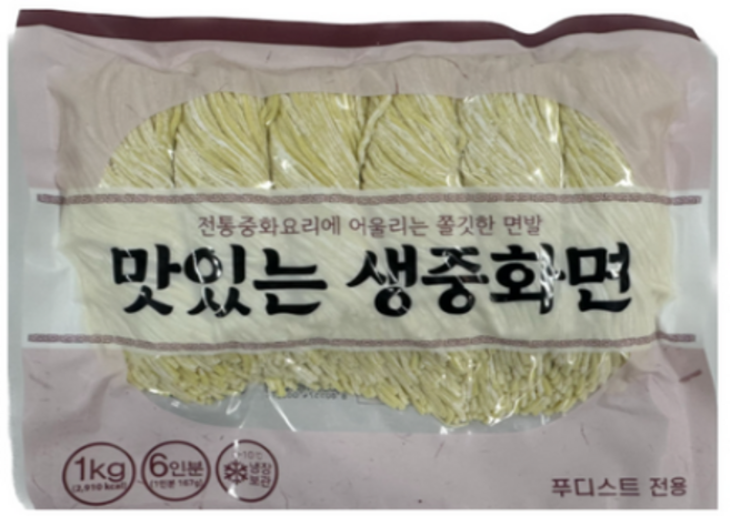 푸디스트 맛있는 생중화면, 1개, 1kg
