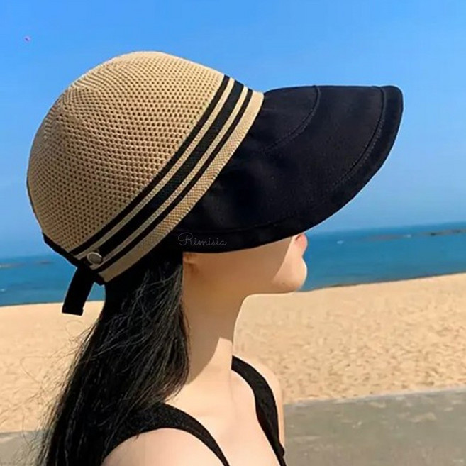리미시아 통풍 메쉬 넓은챙 모자