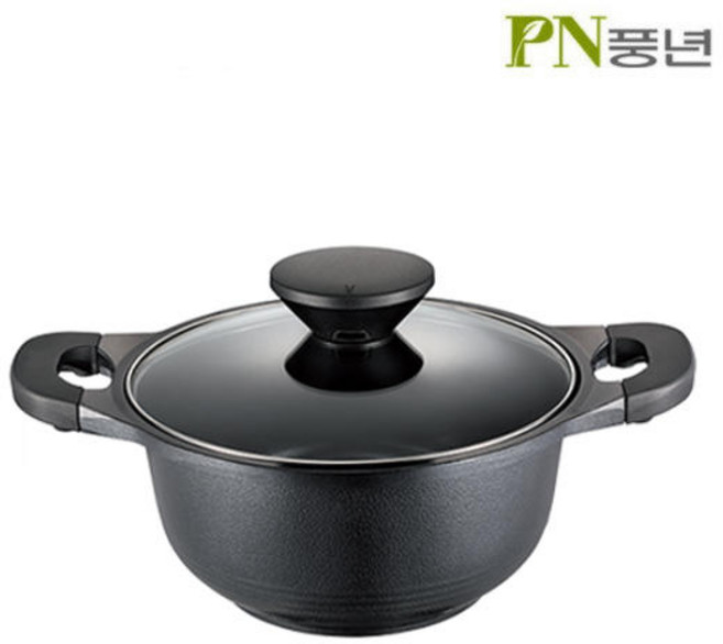 PN풍년 펄블랙 주물 IH 냄비 PPBC32CL(IH), 22cm, 신형, 1개