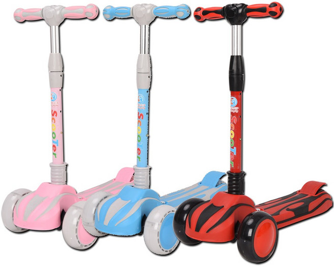 누림 어린이 킥보드 광폭 휠 발광 바퀴 접이식 멜로디 기능, 누림 어린이 킥보드 538, 538핑크, 1개