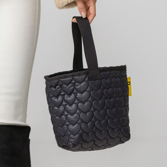 디즈마 가벼운 패딩 가방 퀼팅 누빔 에코백