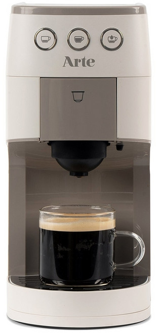아르떼 크레아토 멀티 캡슐 커피 머신 A02 코스트코, 밀크 화이트 & 그레이, AT203M-B