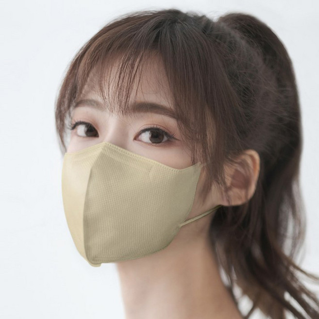 굿필링 비말 차단 새부리형 kf-ad 대형 덴탈마스크 베이지, 5개입, 10개