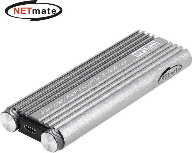 NETmate S-390 M.2 NVMe 외장 SSD 케이스, 1개