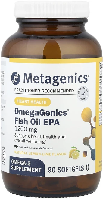 아이허브 메타제닉스 OmegaGenics EPA 1200 레몬 라임 소프트젤 90정, 1개 - 쿠팡