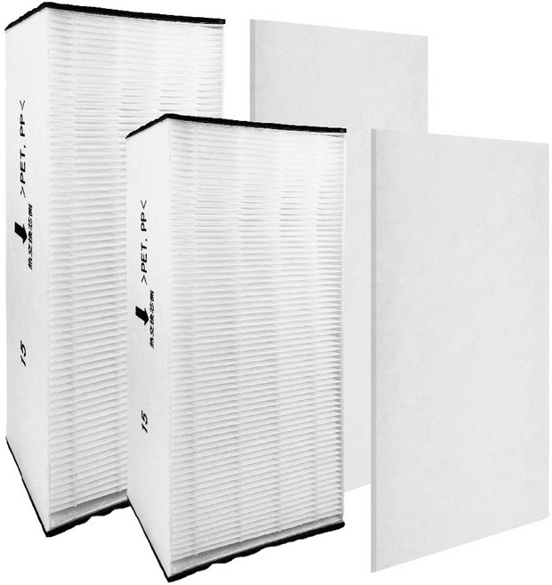 適用 Panasonic 國際牌 FY-E35PMAW 全熱交換器 HEPA濾網 濾芯, 1個, 濾心