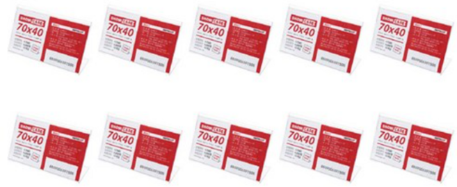 아트사인 아크릴 단면 쇼케이스 소형 A7040, 20개