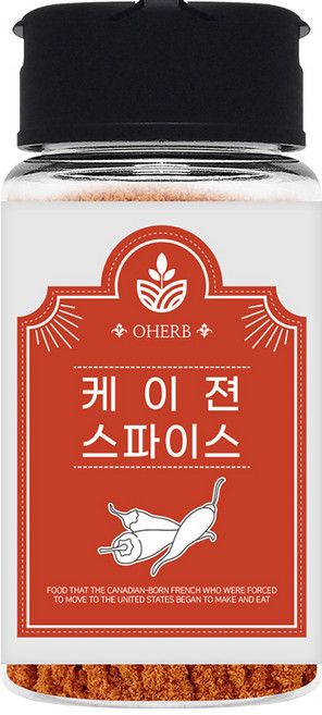 케이준스파이스 시즈닝 가루 80g 매운맛, 없음 jh유통 1412614, 1개