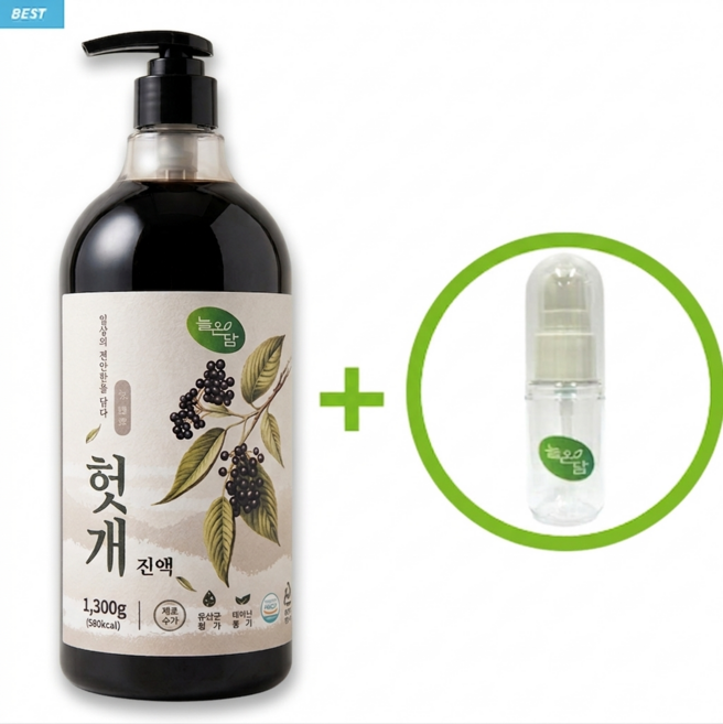 늘온담 슈가프리 헛개수원액 헛개진액 헛개농축액 액기스고농축, 1.3kg, 1세트