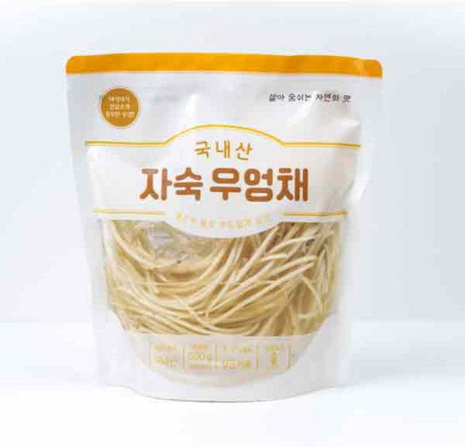 국내산 우엉채 600g 1팩(고형분300g), 국산 우엉채 1팩, 1개, 300g