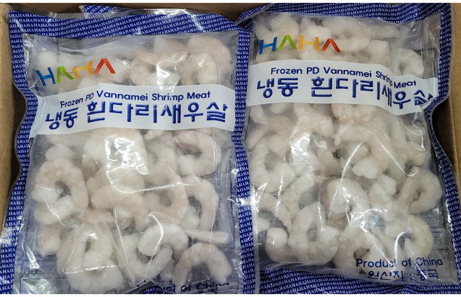 [미쓰리푸드마켓]생새우살 71/90 백새우살 흰다리새우살 200gX10봉(도매가), 10개, 200g