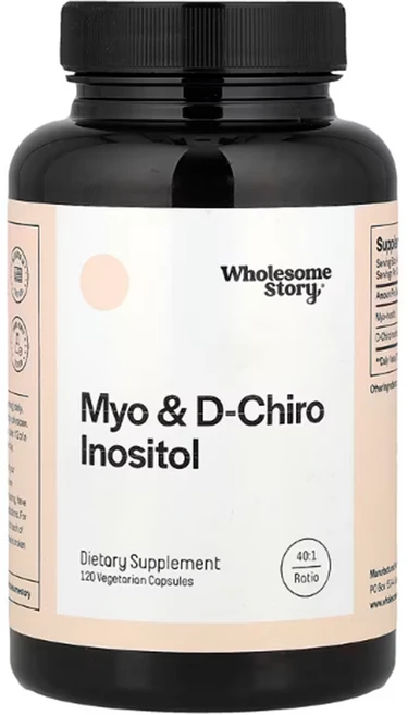 홀썸스토리 미오 앤 디카이로 이노시톨 360캡슐 Wholesome Story Myo D-Chiro Inositol, 120정, 120개 - 쿠팡