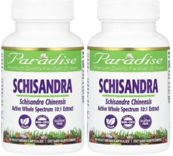 Paradise Schisandra 오미자 250mg 60캡슐 2개 시산드라, 60정 - 쿠팡