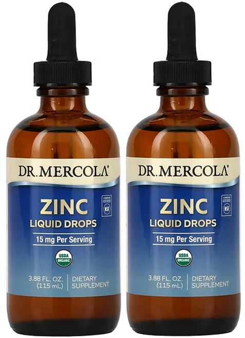 닥터 머콜라 아연 15mg 115ml(3.88fl oz), 115ml, 2팩 - 쿠팡