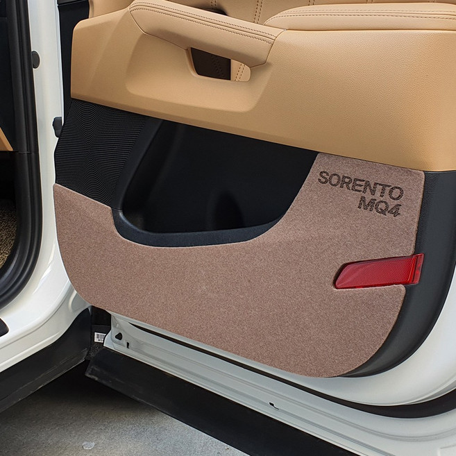 쏘렌토 도어 기스방지 커버 스크래치 MQ4 페이스리프트, 쏘렌토 MQ4 / 페이스리프트 진브라운 20년3월~, 기아