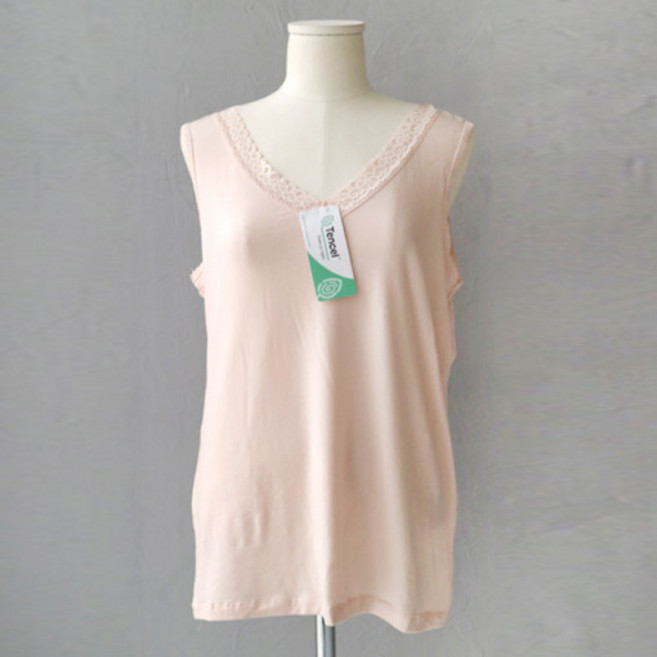 (90-105까지) 보들보들 텐셀 런닝 빅사이즈 나시 여자 여성 내의 엄마 내복