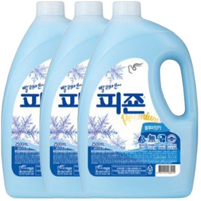 피죤 섬유유연제 블루비앙카 2500ml X 3개, 2.5L