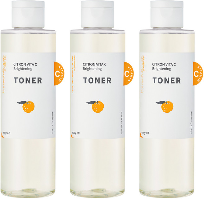 리즈케이 시트런 비타 C 브라이트닝 토너, 3개, 200ml