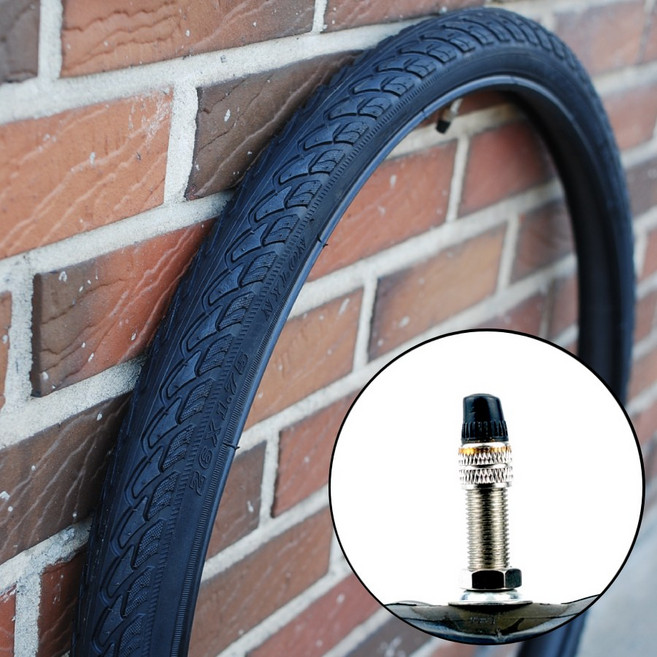 JILUER 26X1.75 (47-559) MTB 자전거 온로드 타이어 던롭 튜브 세트 상품, 1세트