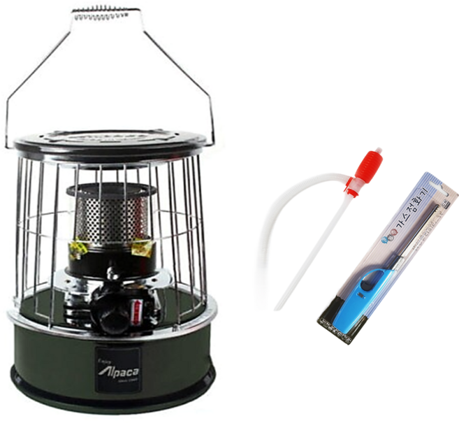 알파카 난로 77A 가방 상부망 경보기 등유 석유 기름 캠핑 태서 전기 77 캠핑용 난로, apc-77A콤팩트, 블랙, 난로단품