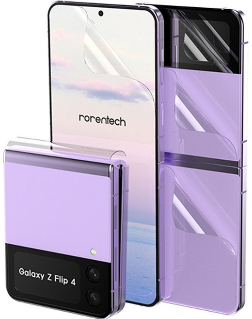 로랜텍 갤럭시 액정+힌지+후면 보호필름 세트, 1세트