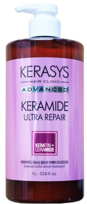애경 케라시스 어드밴스드 케라마이드 극손상 울트라 리페어 트리트먼트 1L 1개 헤어, 1000ml